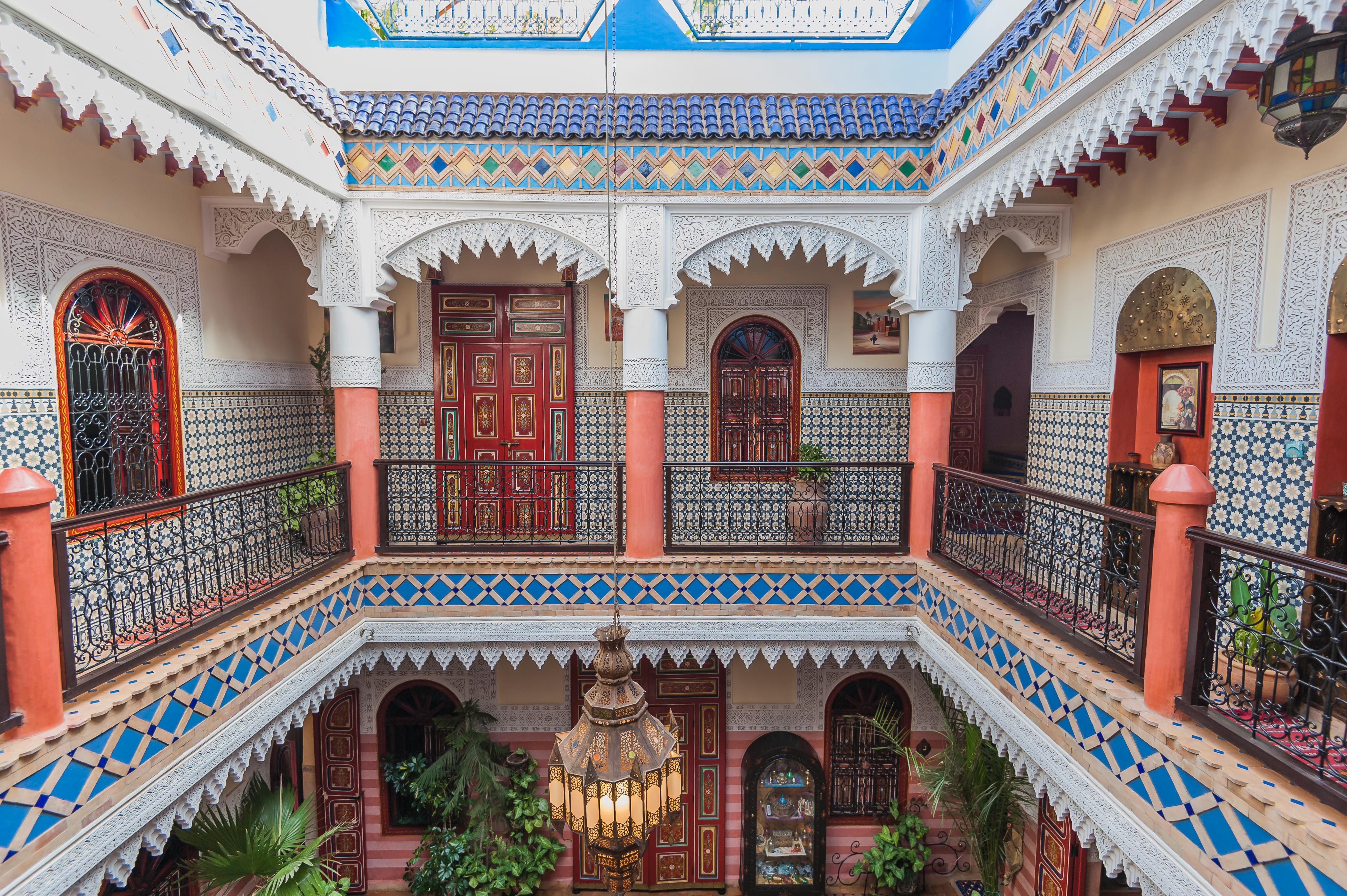 Riad Bleu Du Sud Marrakesh Bagian luar foto