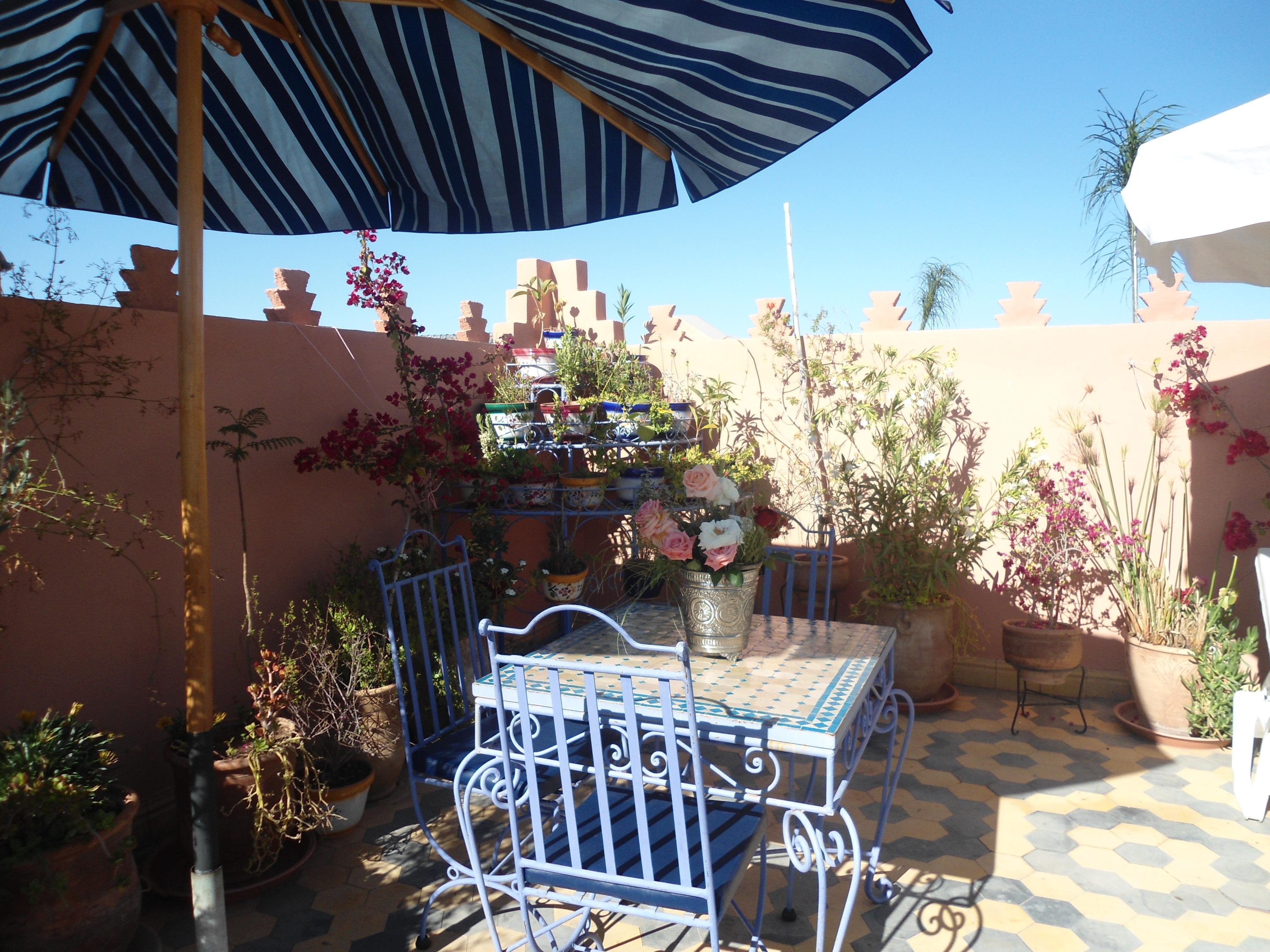 Riad Bleu Du Sud Marrakesh Bagian luar foto