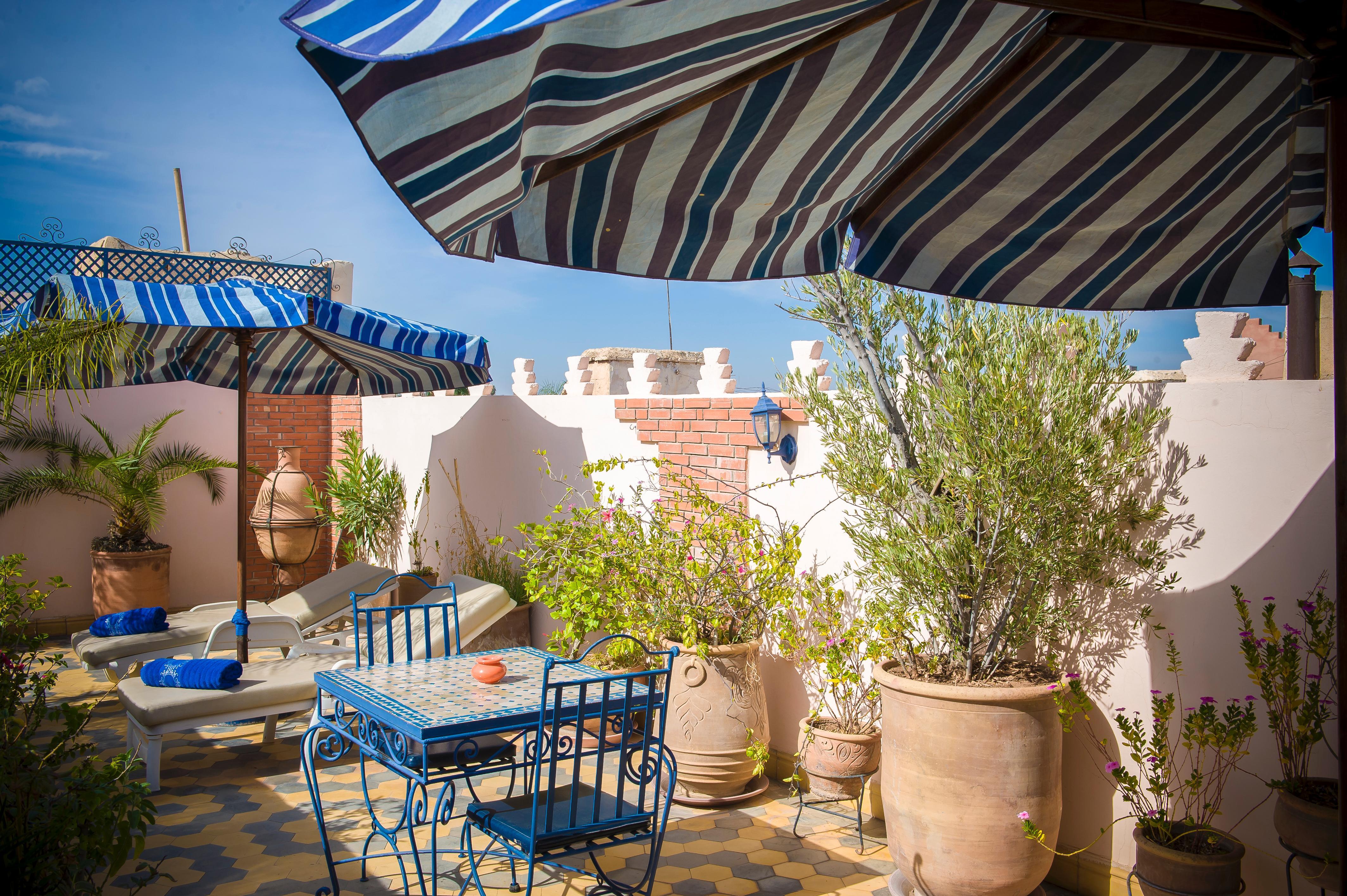 Riad Bleu Du Sud Marrakesh Bagian luar foto