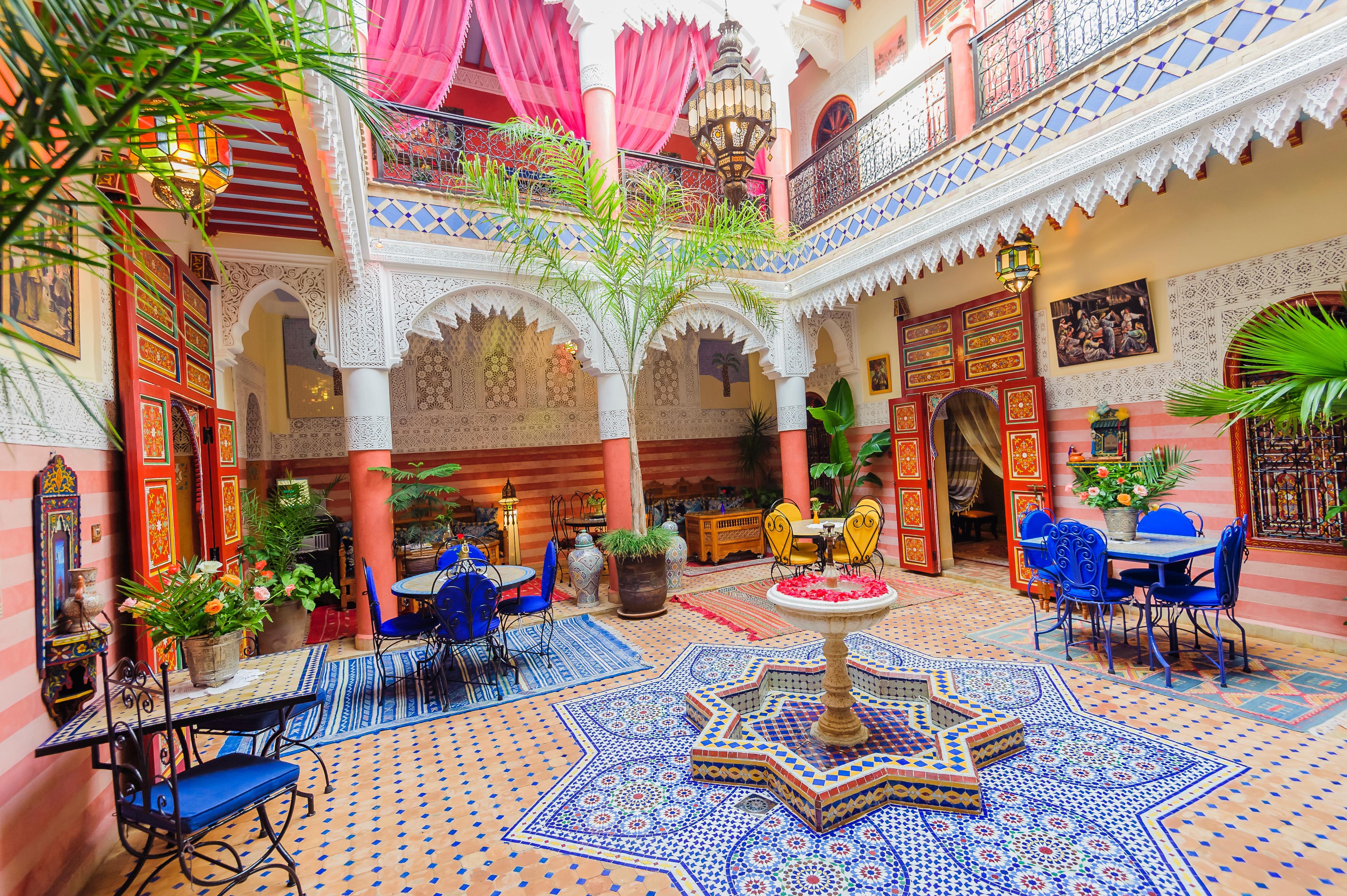 Riad Bleu Du Sud Marrakesh Bagian luar foto