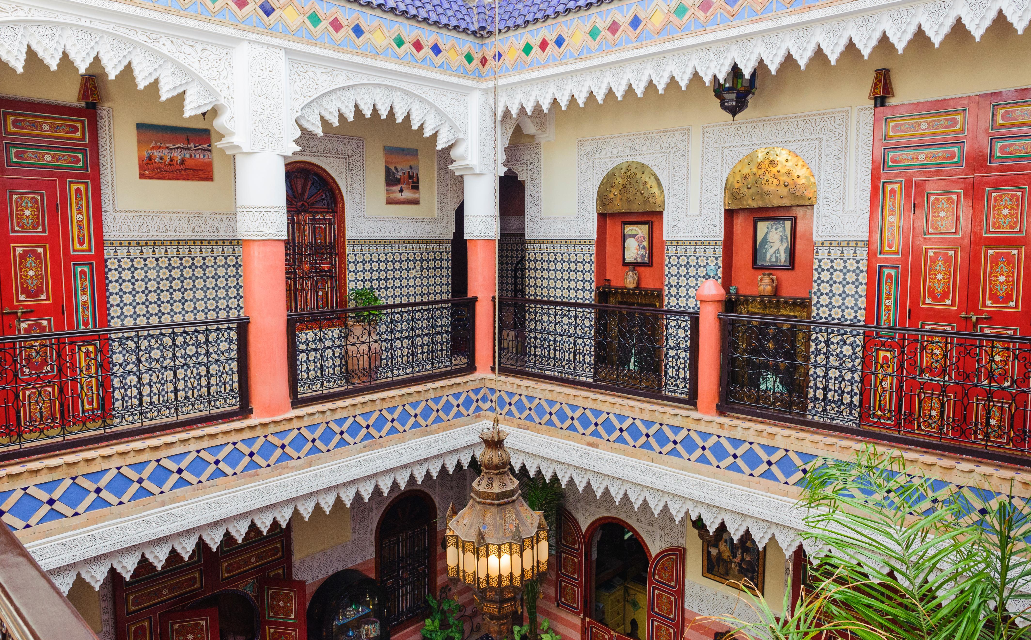 Riad Bleu Du Sud Marrakesh Bagian luar foto