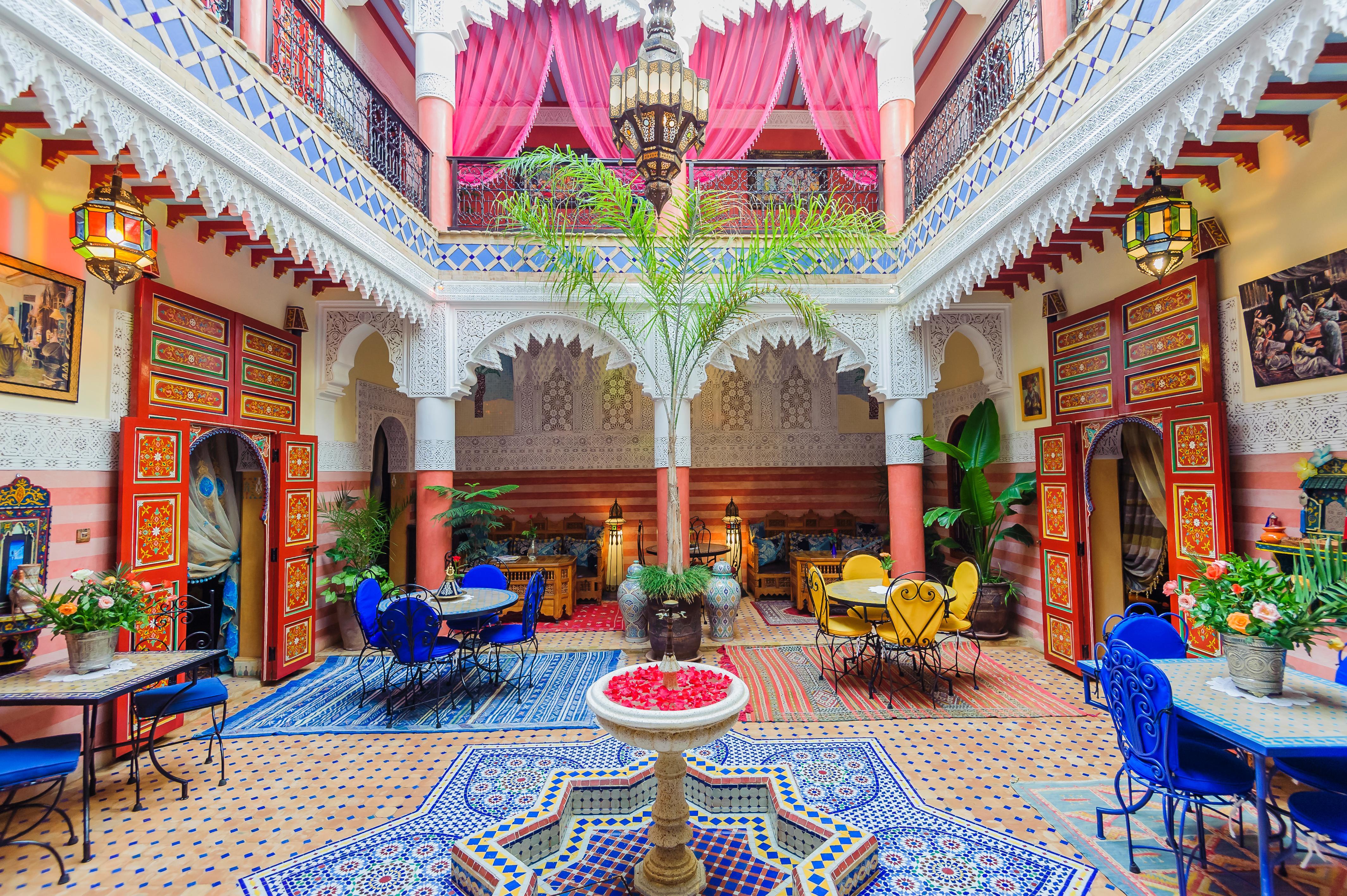 Riad Bleu Du Sud Marrakesh Bagian luar foto