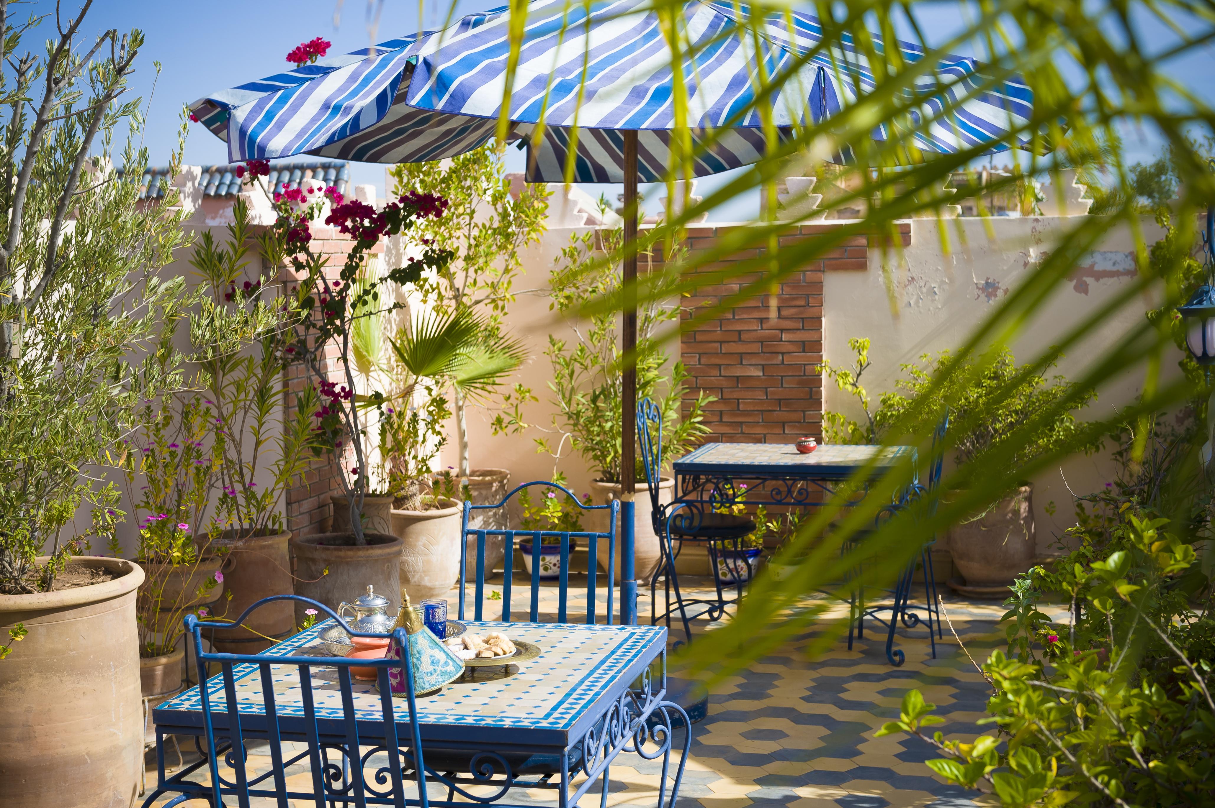 Riad Bleu Du Sud Marrakesh Bagian luar foto