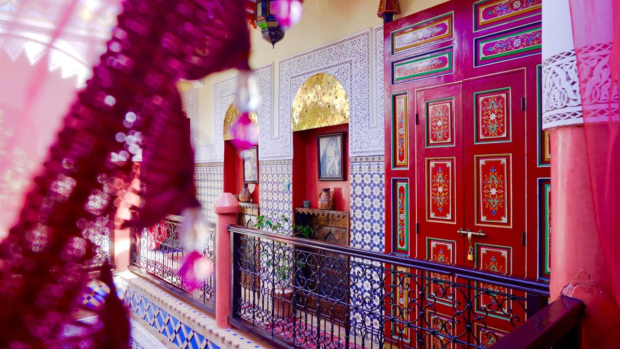 Riad Bleu Du Sud Marrakesh Bagian luar foto
