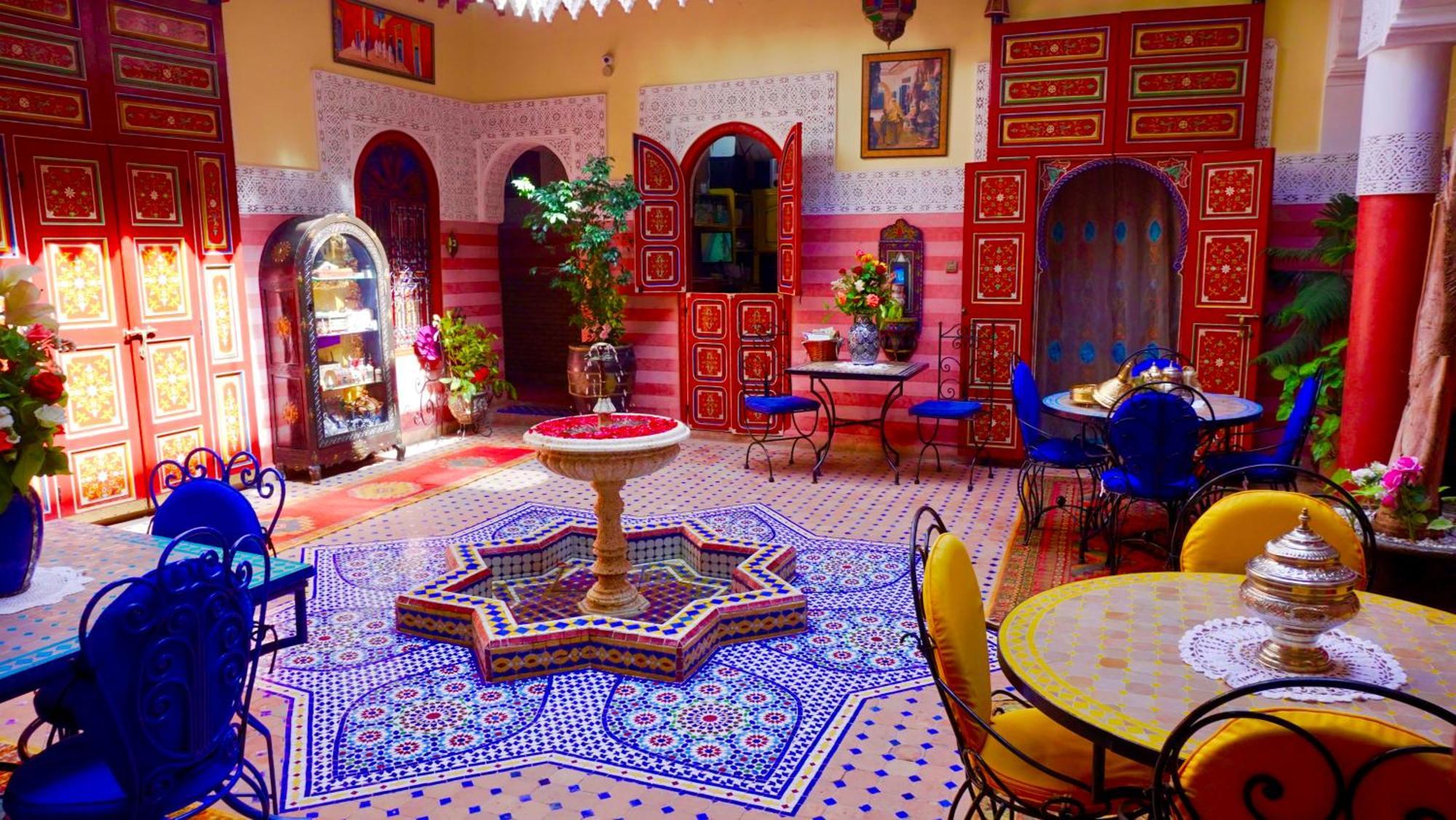 Riad Bleu Du Sud Marrakesh Bagian luar foto