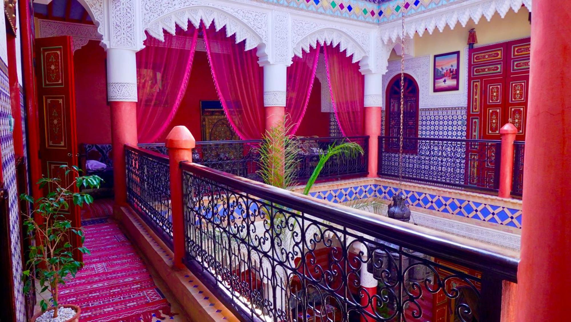 Riad Bleu Du Sud Marrakesh Bagian luar foto