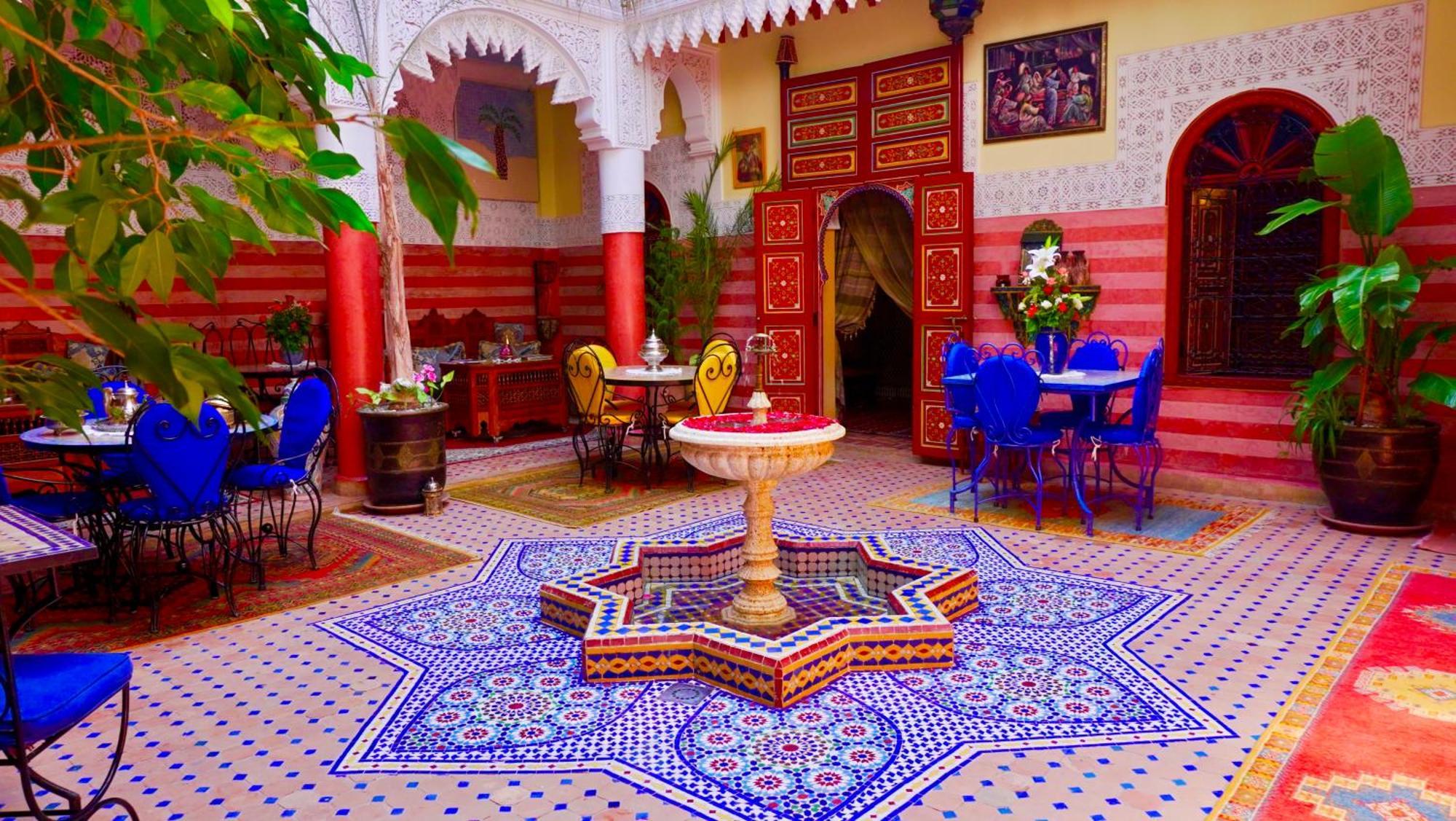 Riad Bleu Du Sud Marrakesh Bagian luar foto