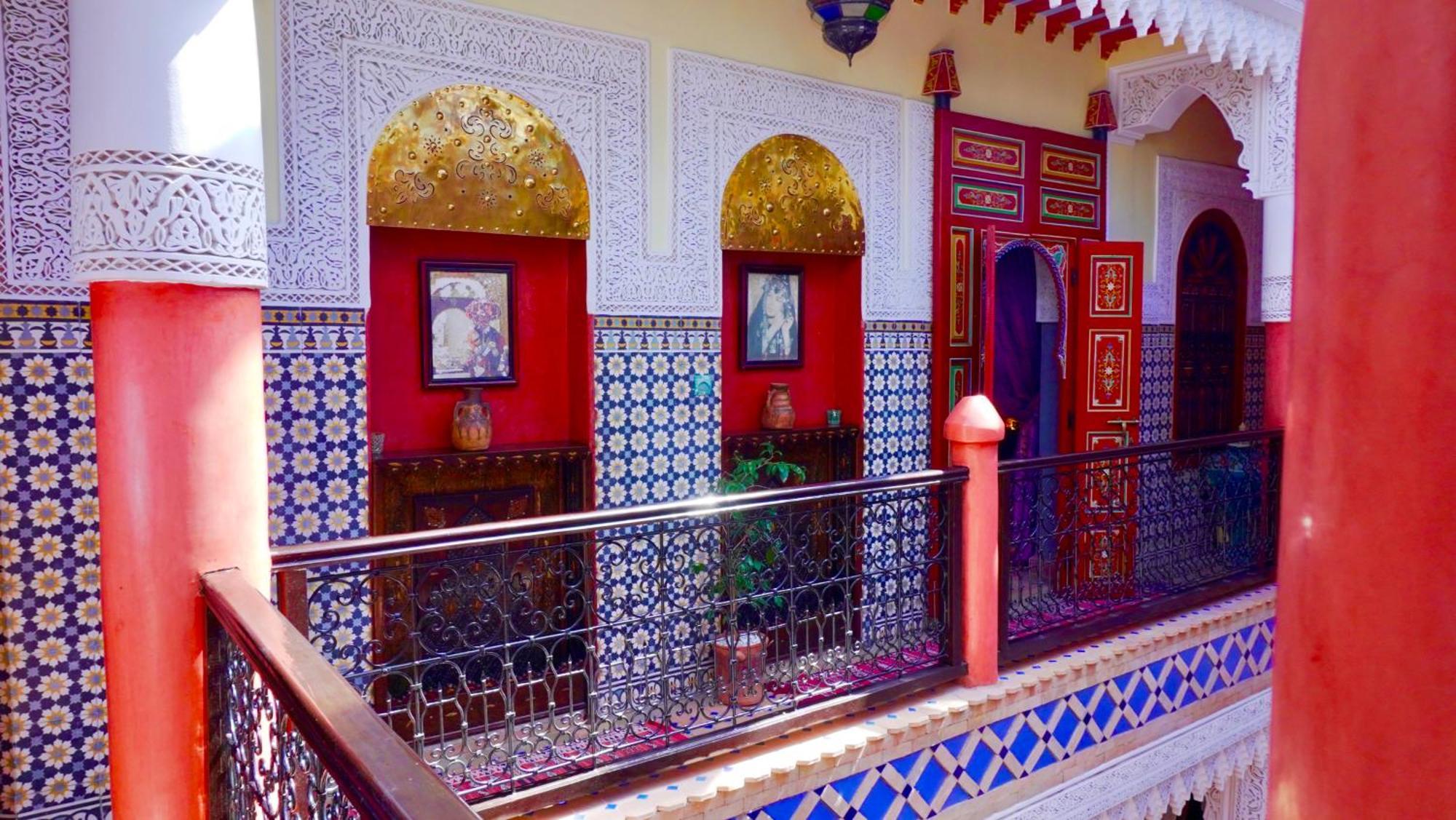 Riad Bleu Du Sud Marrakesh Bagian luar foto