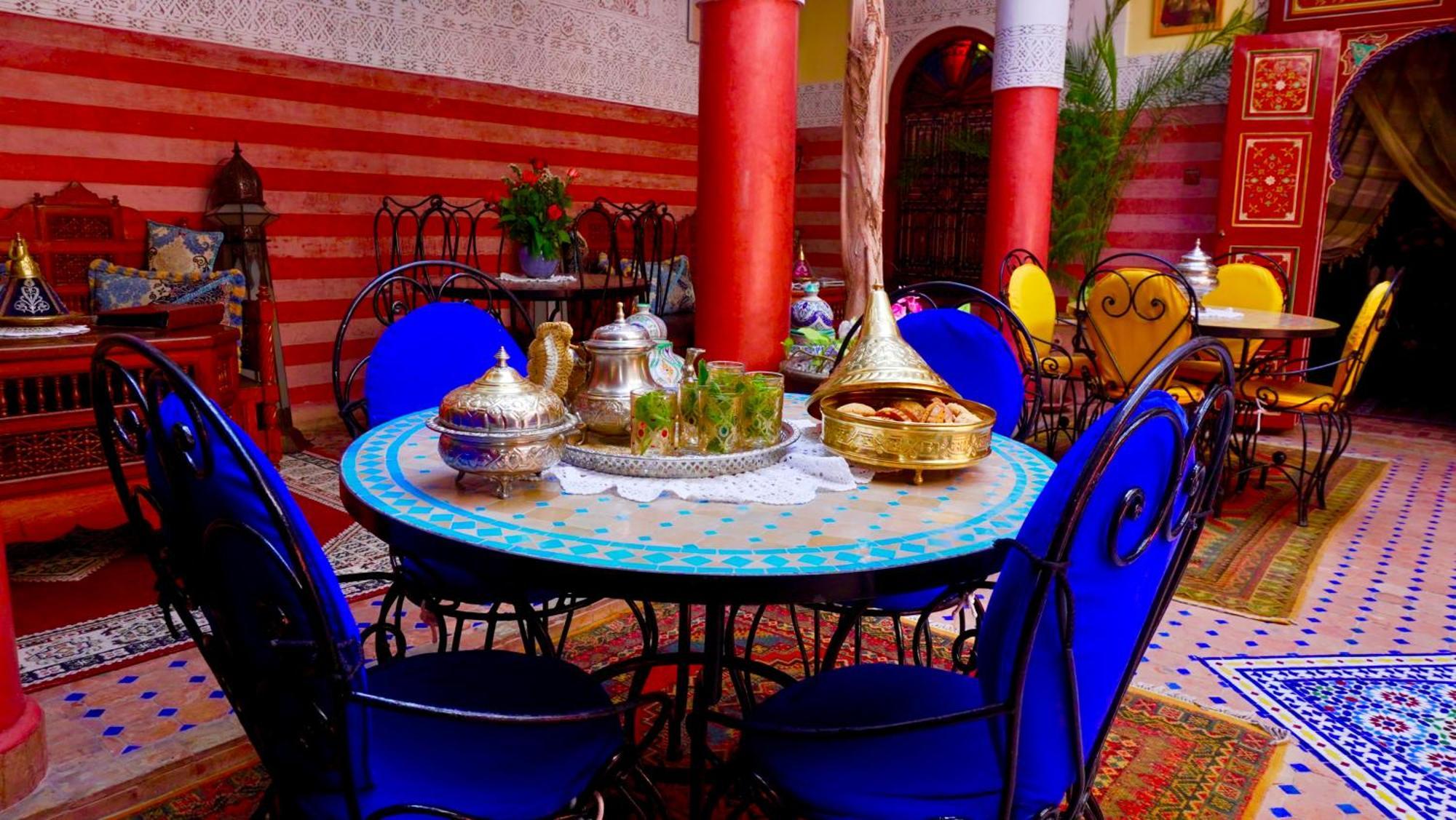 Riad Bleu Du Sud Marrakesh Bagian luar foto