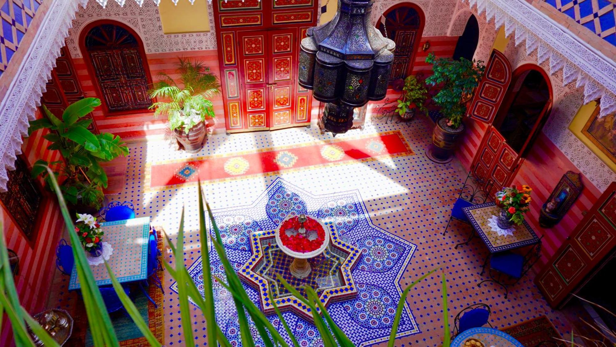 Riad Bleu Du Sud Marrakesh Bagian luar foto