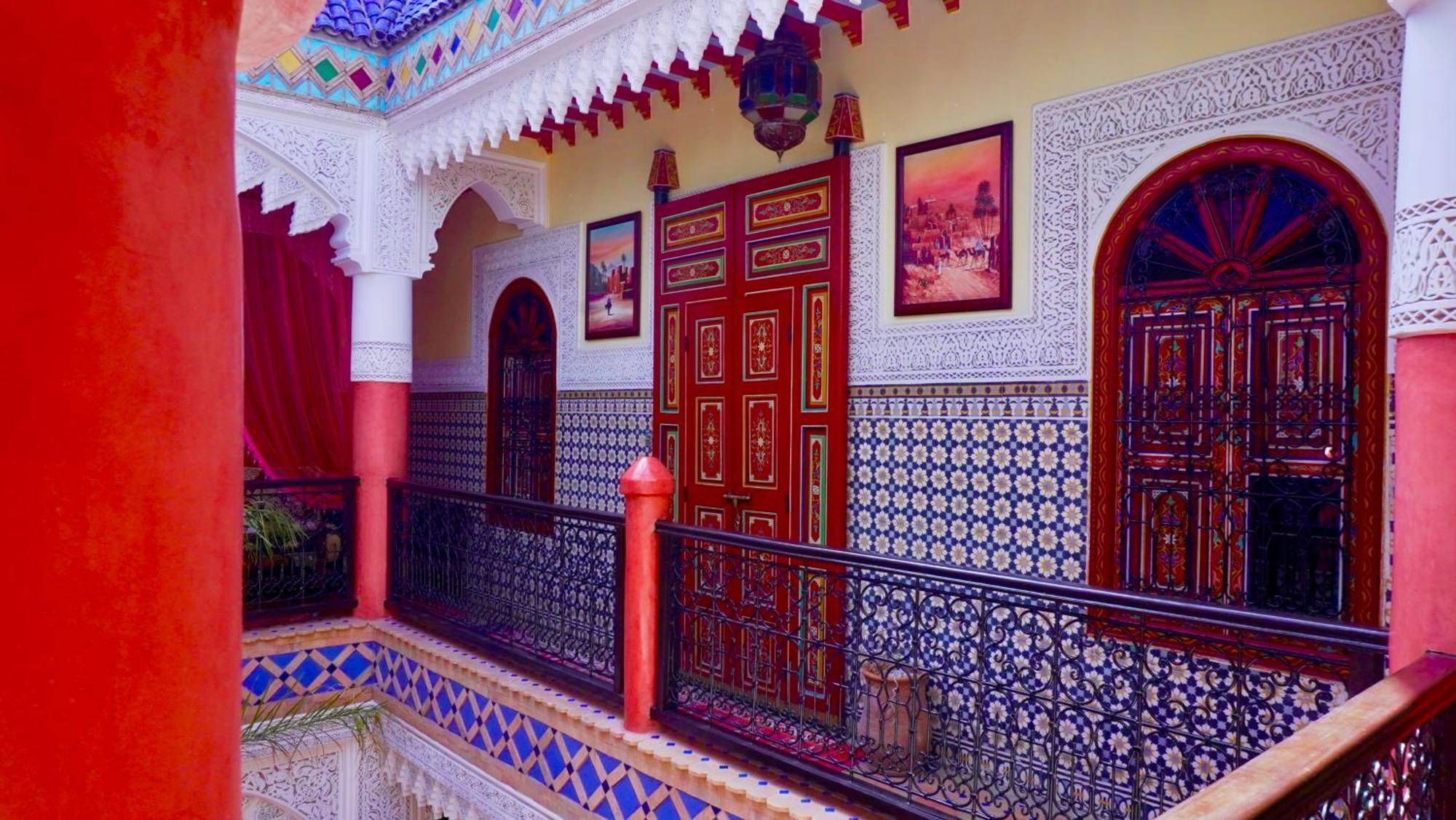 Riad Bleu Du Sud Marrakesh Bagian luar foto