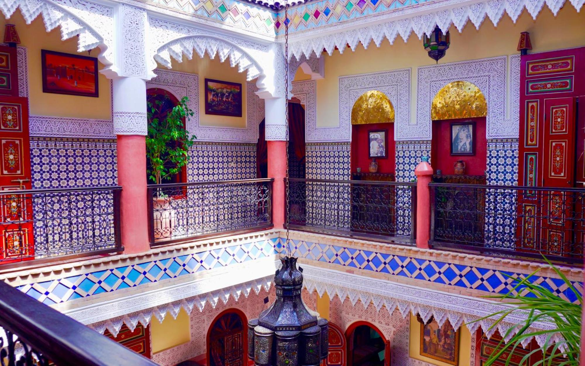 Riad Bleu Du Sud Marrakesh Bagian luar foto